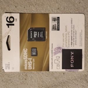 Sony micro sdhc uhs-l memory card